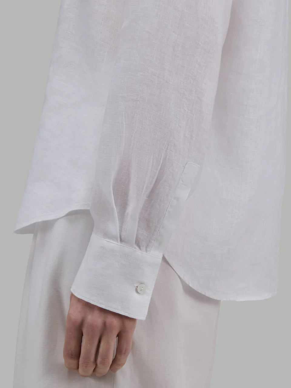 Xacus Sasha Linen Shirt White