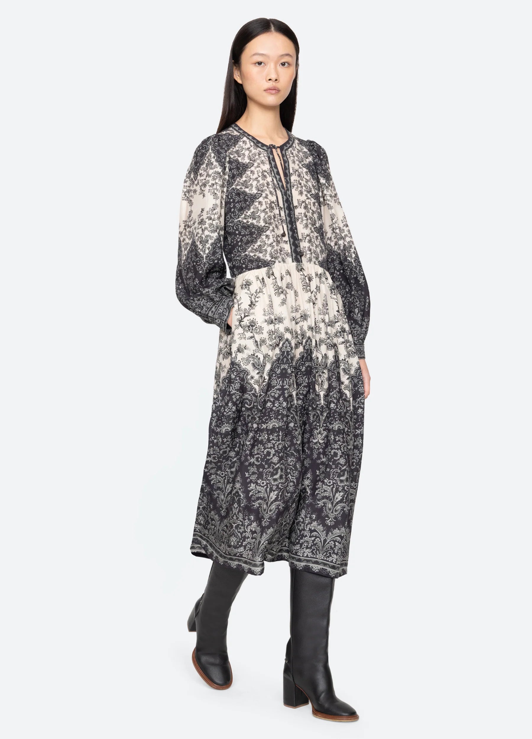 Sea New York Hedra Print L/S Dress