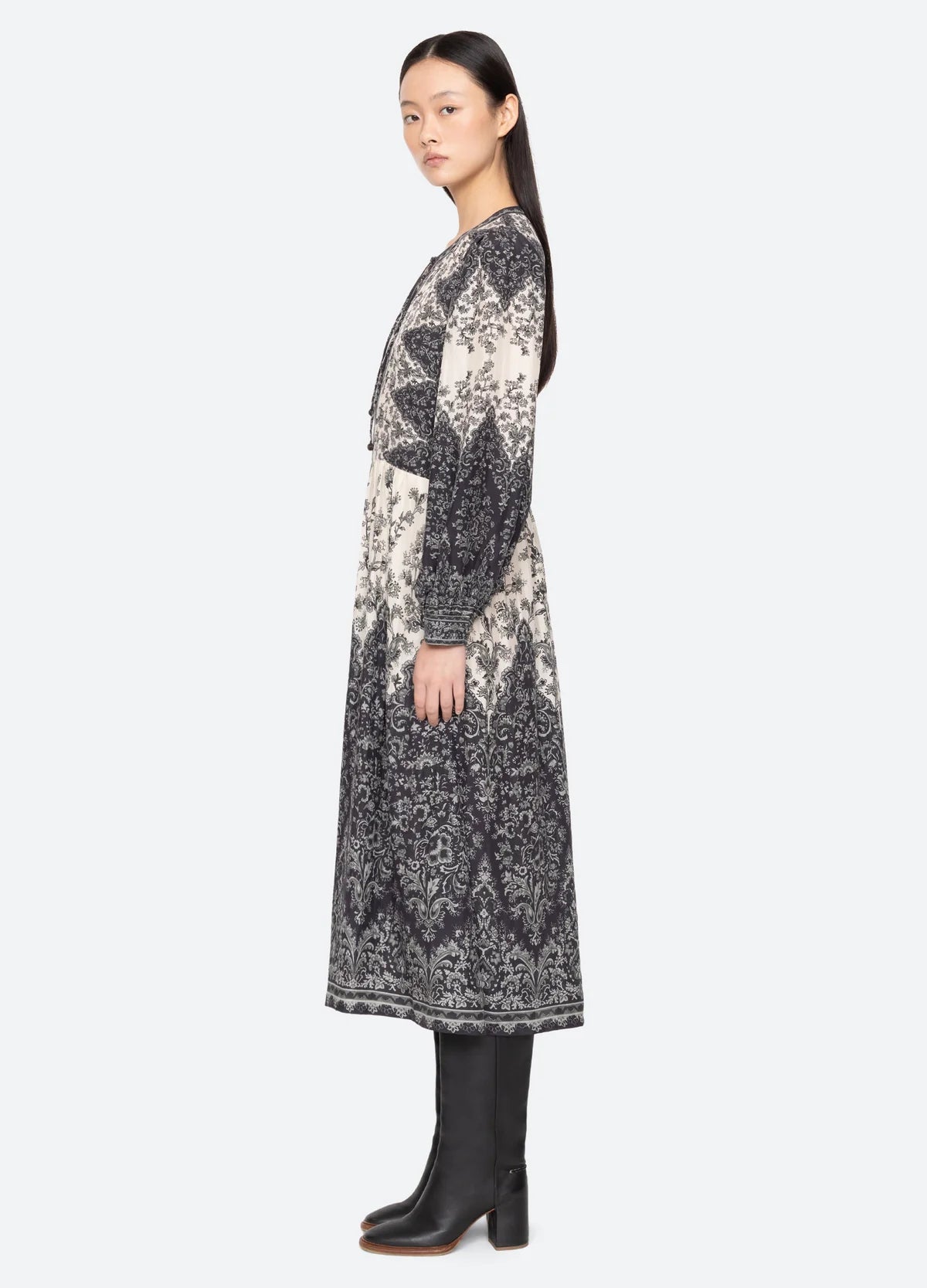 Sea New York Hedra Print L/S Dress