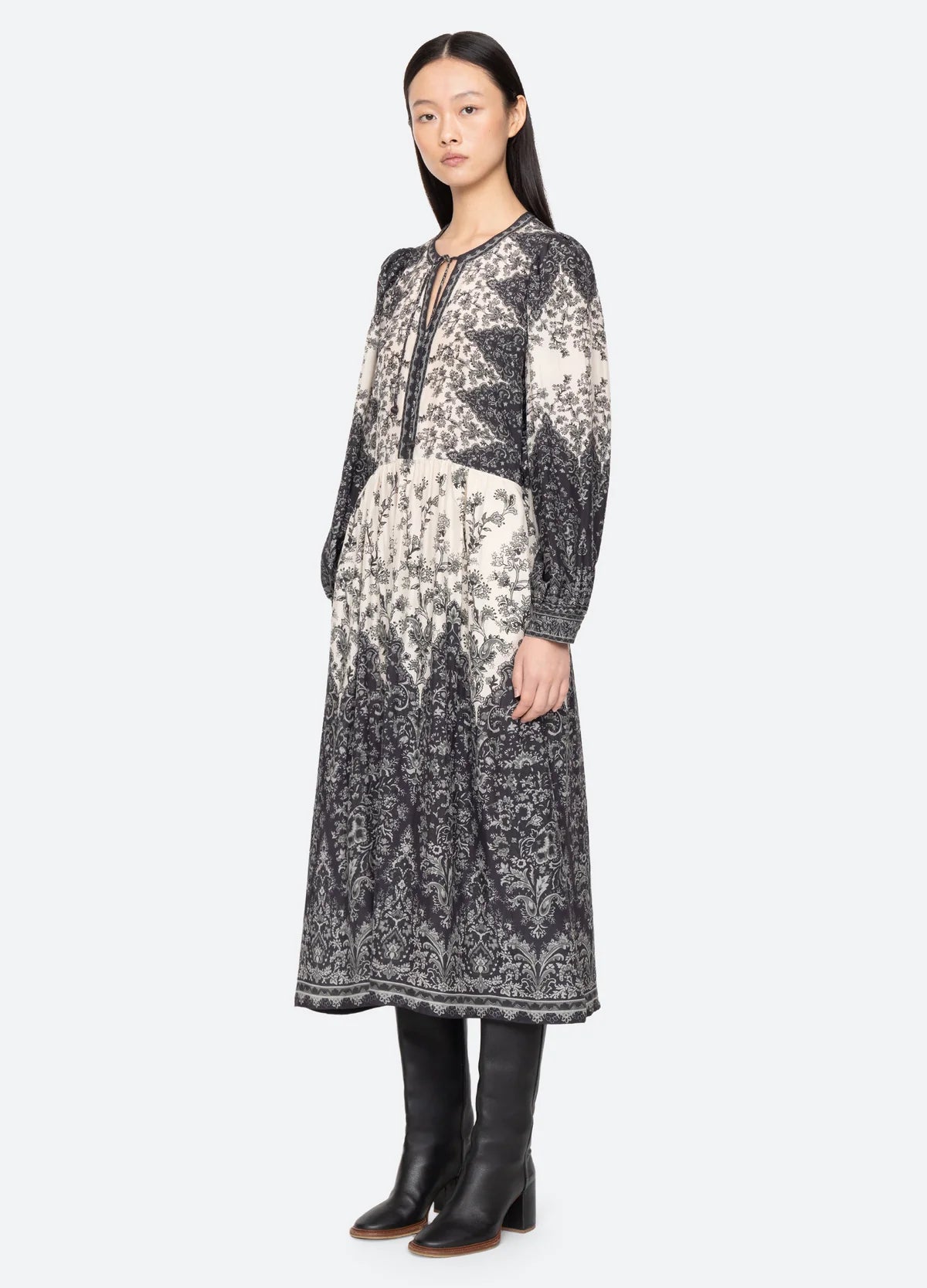 Sea New York Hedra Print L/S Dress