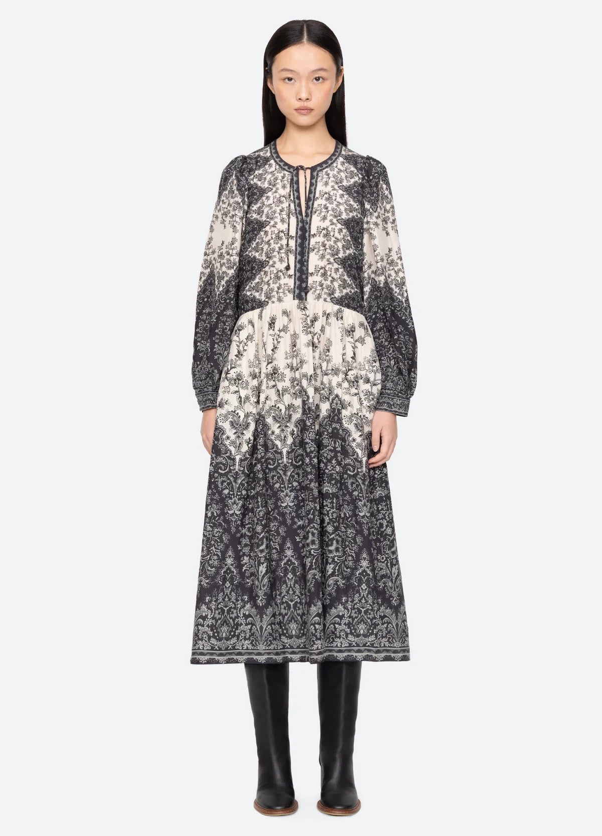 Sea New York Hedra Print L/S Dress