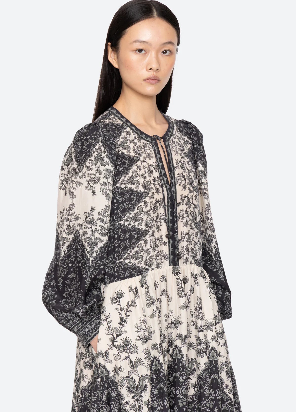 Sea New York Hedra Print L/S Dress