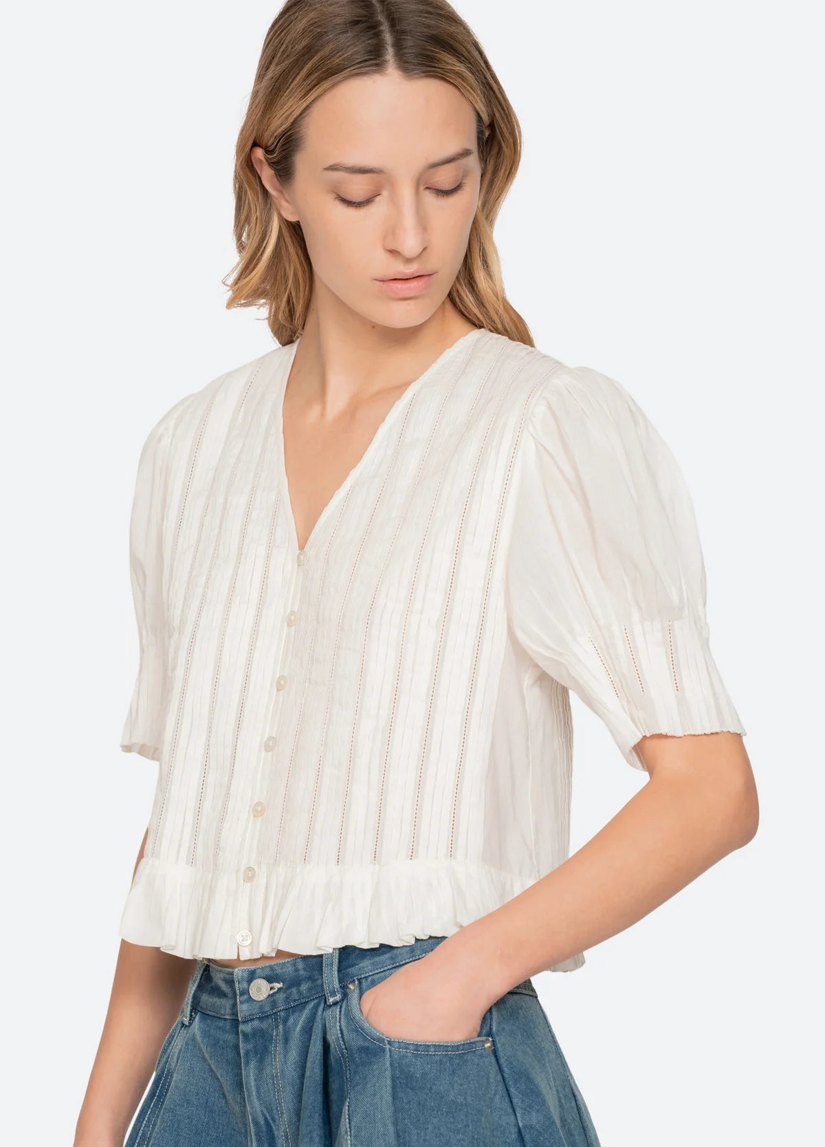 Sea New York Alberte Top White