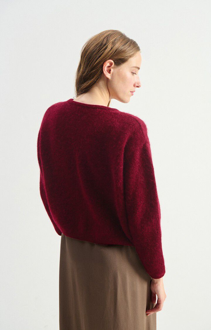 AMERICAN VINTAGE CARDIGAN VITOW CHERRY MARBLED