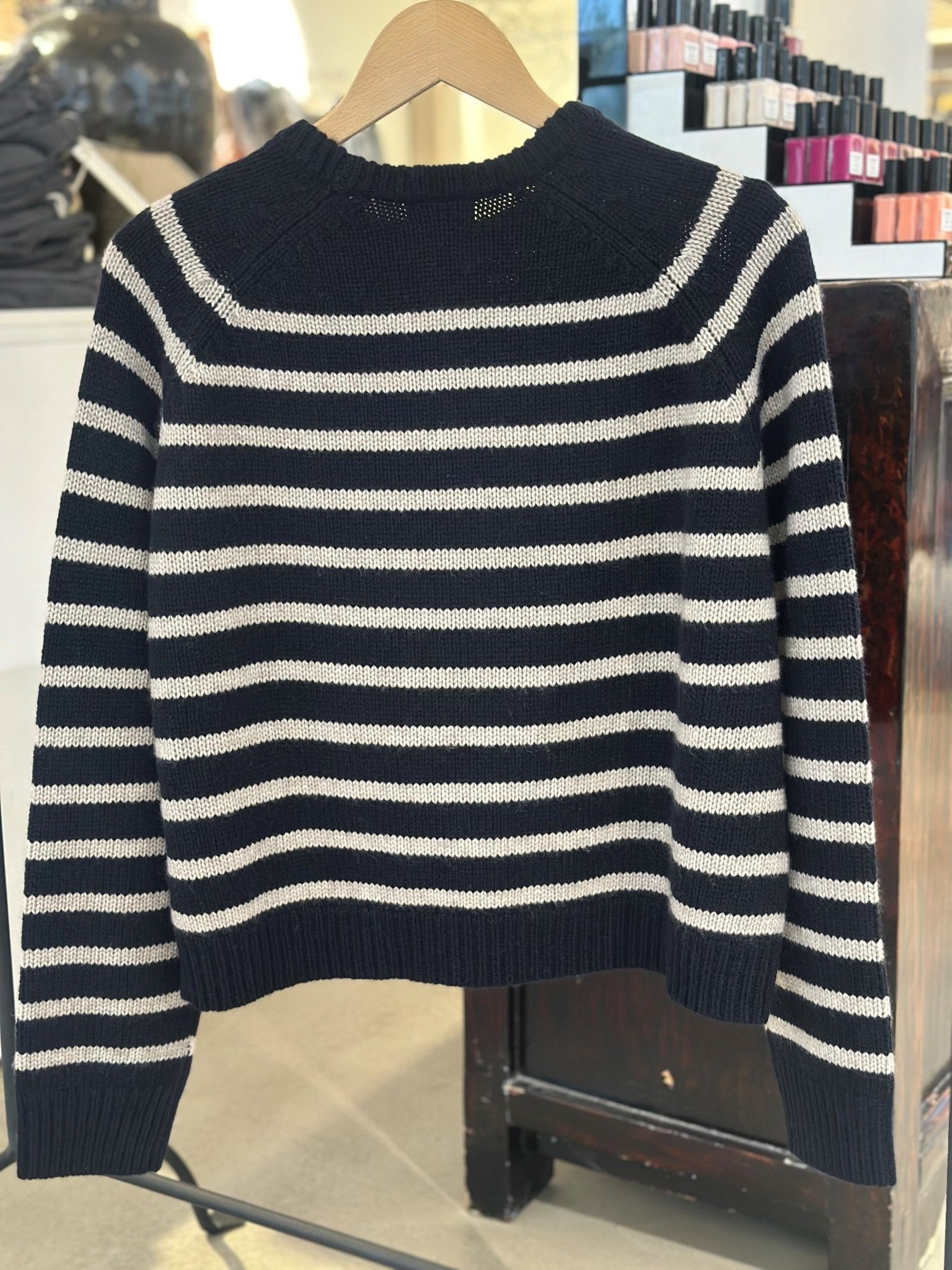 Allude Cashmere Round Neck Stripe - Den Lille Ida - Allude