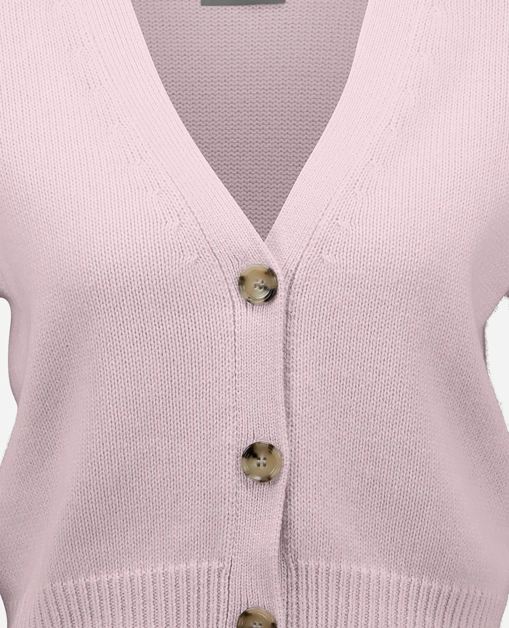 Allude Cotton/Cashmere S/S Cardigan Rose - Den Lille Ida - Allude