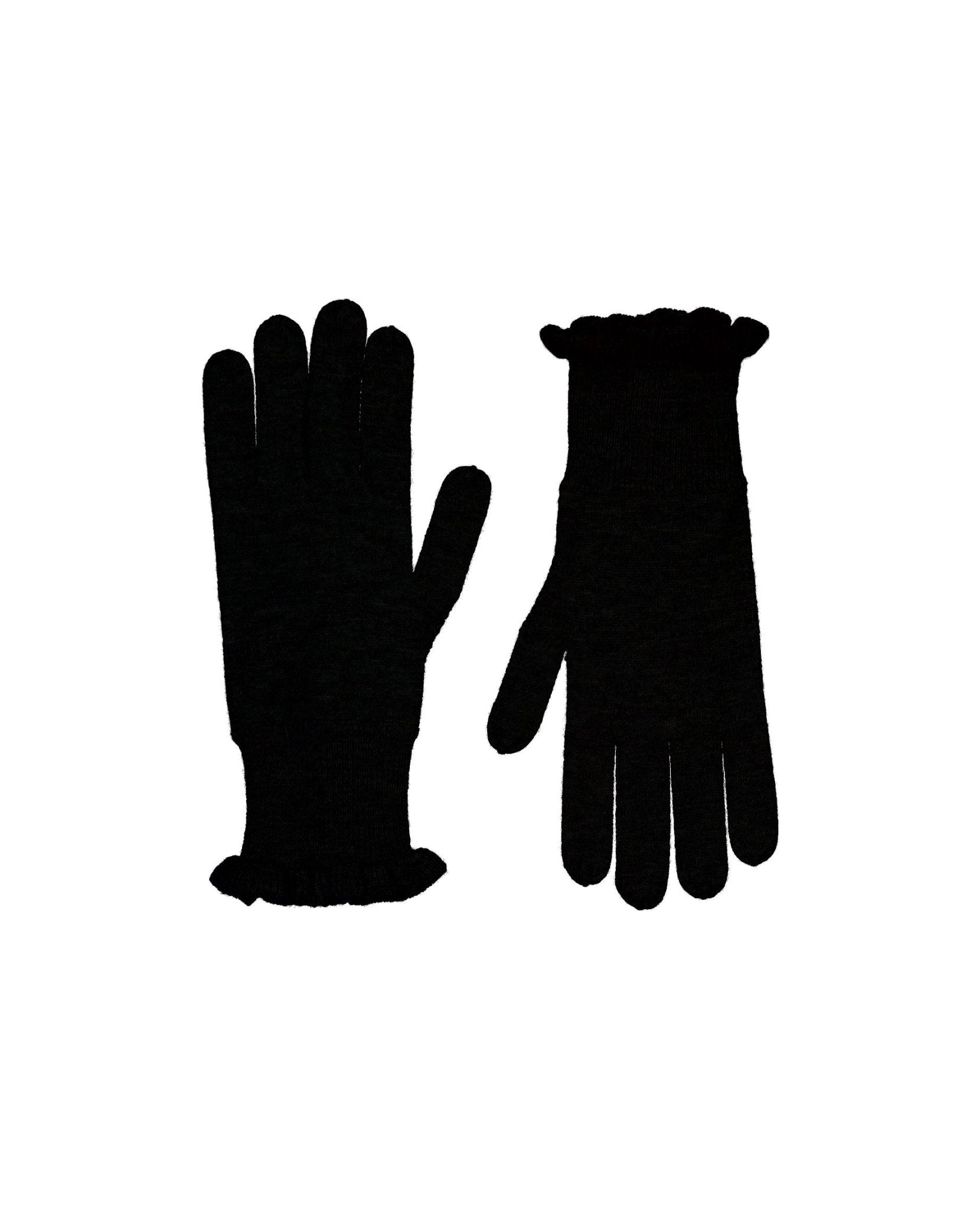 Allude Gloves 100% Cashmere Black - Den Lille Ida - Allude