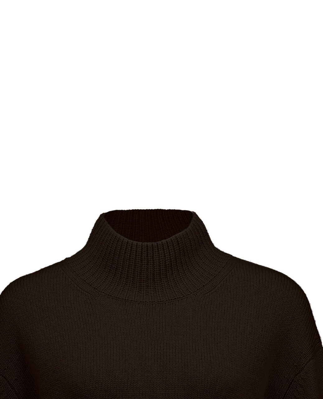 Allude Loose Fit Mock - Neck Sweater Cashmere - Den Lille Ida - Allude