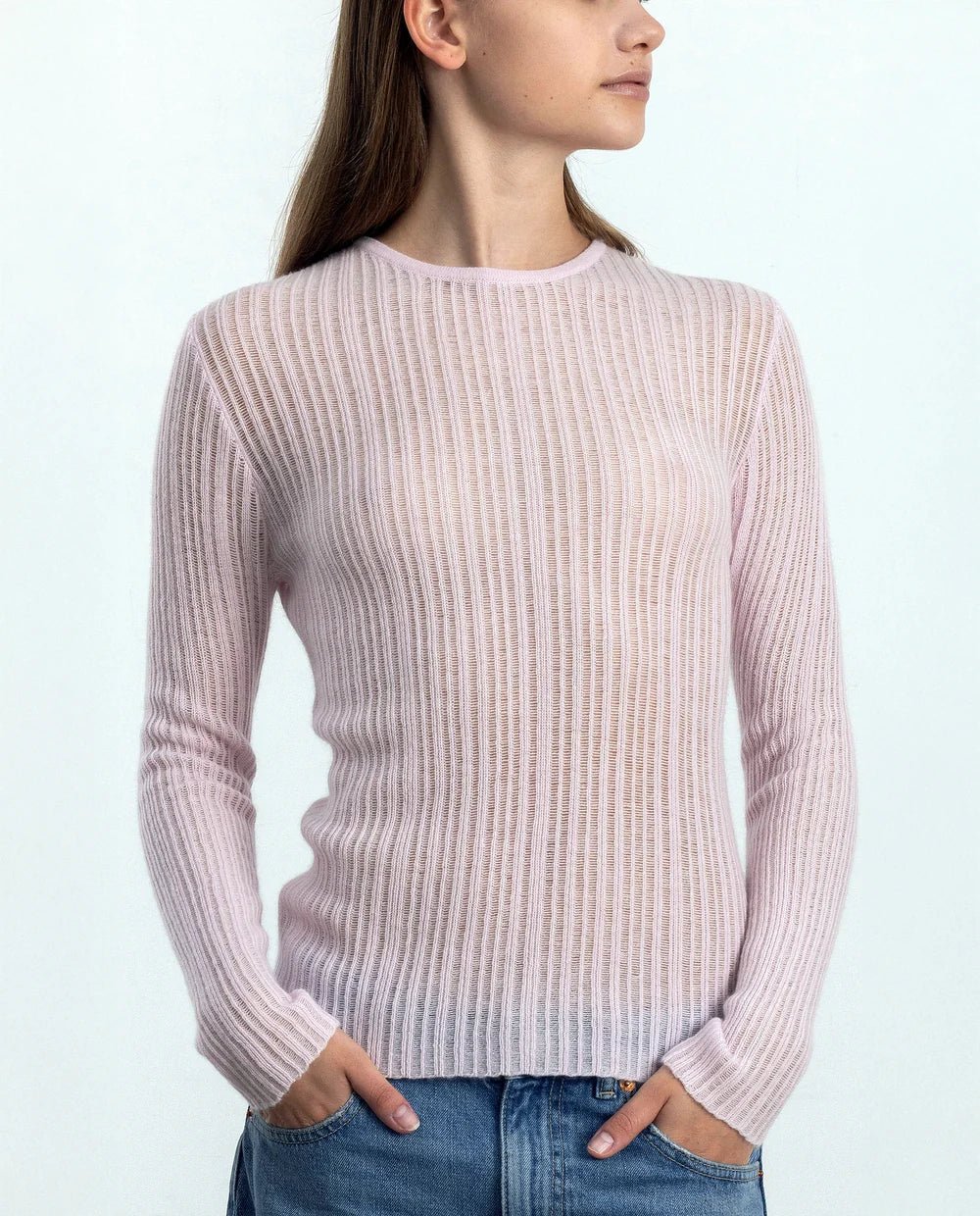 Allude Cashmere Sweater in Rose - Den Lille Ida - Allude