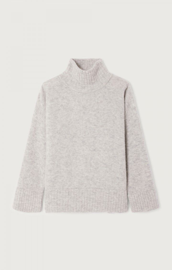 AMERICAN VINTAGE JUMPER VITOW GREY MELANGE - Den Lille Ida - American Vintage