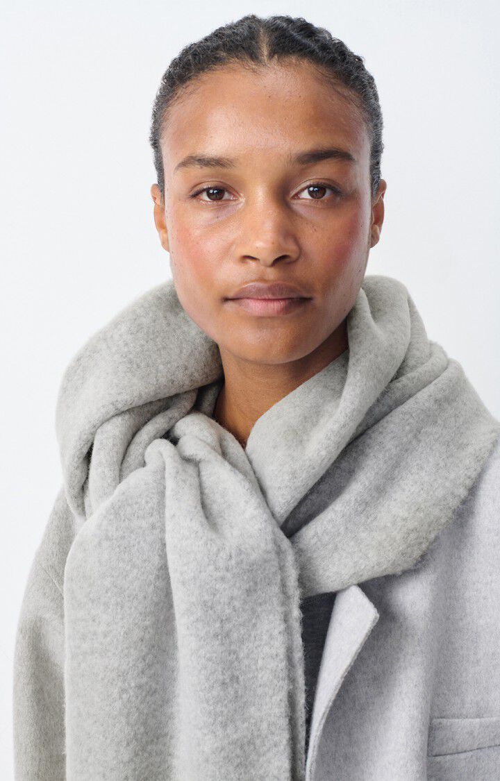 AMERICAN VINTAGE SCARF ZINACO GREY MELANGE - Den Lille Ida - American Vintage