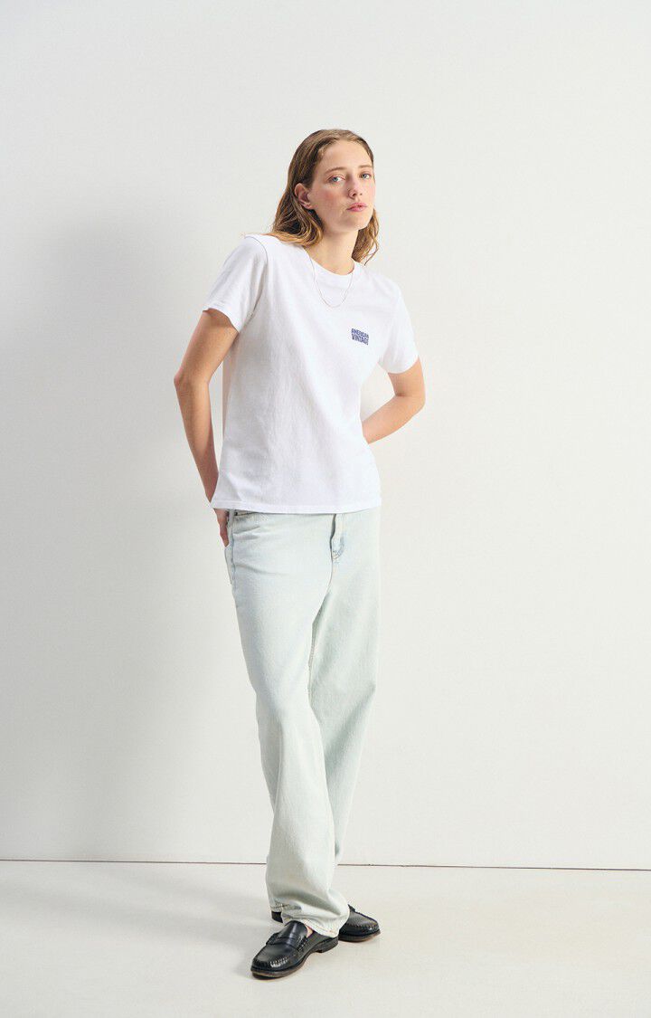 AMERICAN VINTAGE T - SHIRT YKOBOW WHITE - Den Lille Ida - Den Lille Ida