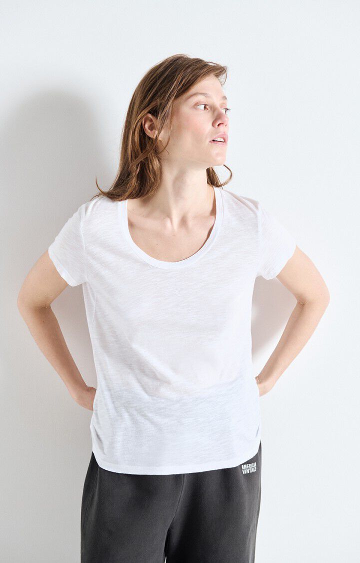 AMERICAN VINTAGE WOMEN'S T - SHIRT JACKSONVILLE WHITE - Den Lille Ida - American Vintage
