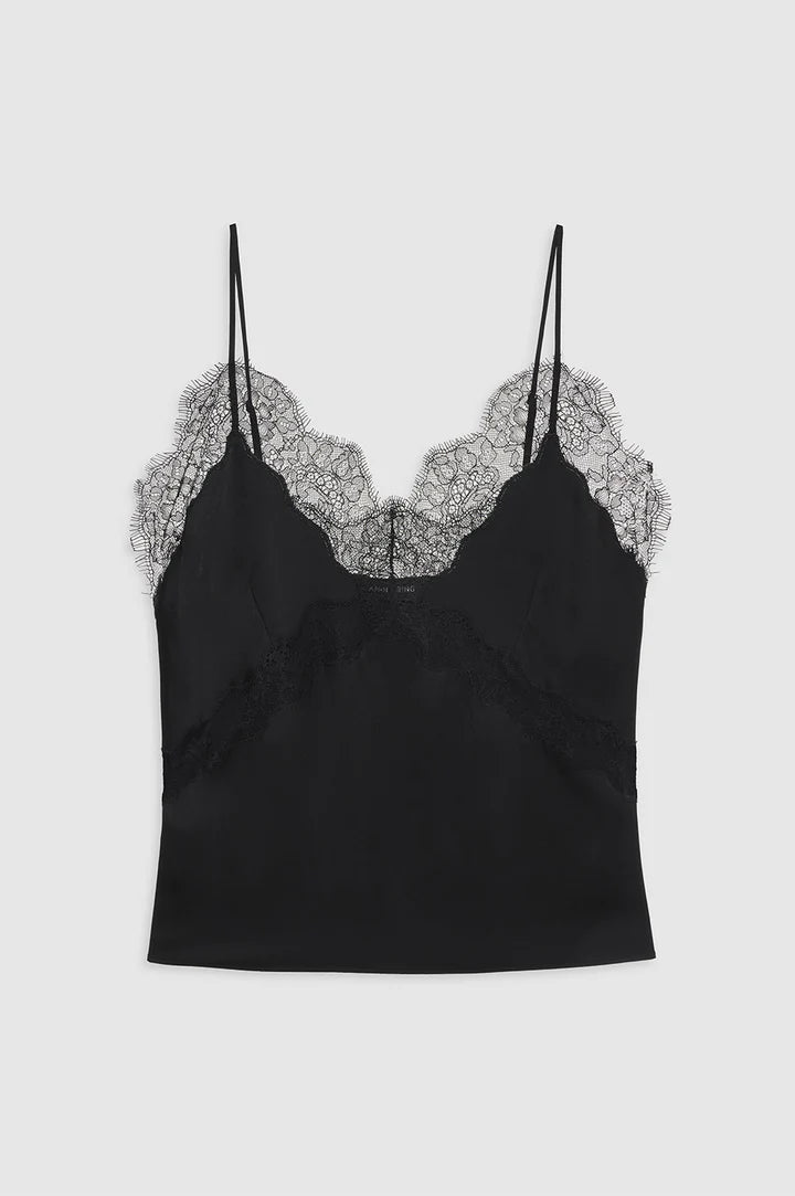 Anine Bing Amelie Camisole Black - Den Lille Ida - Anine Bing