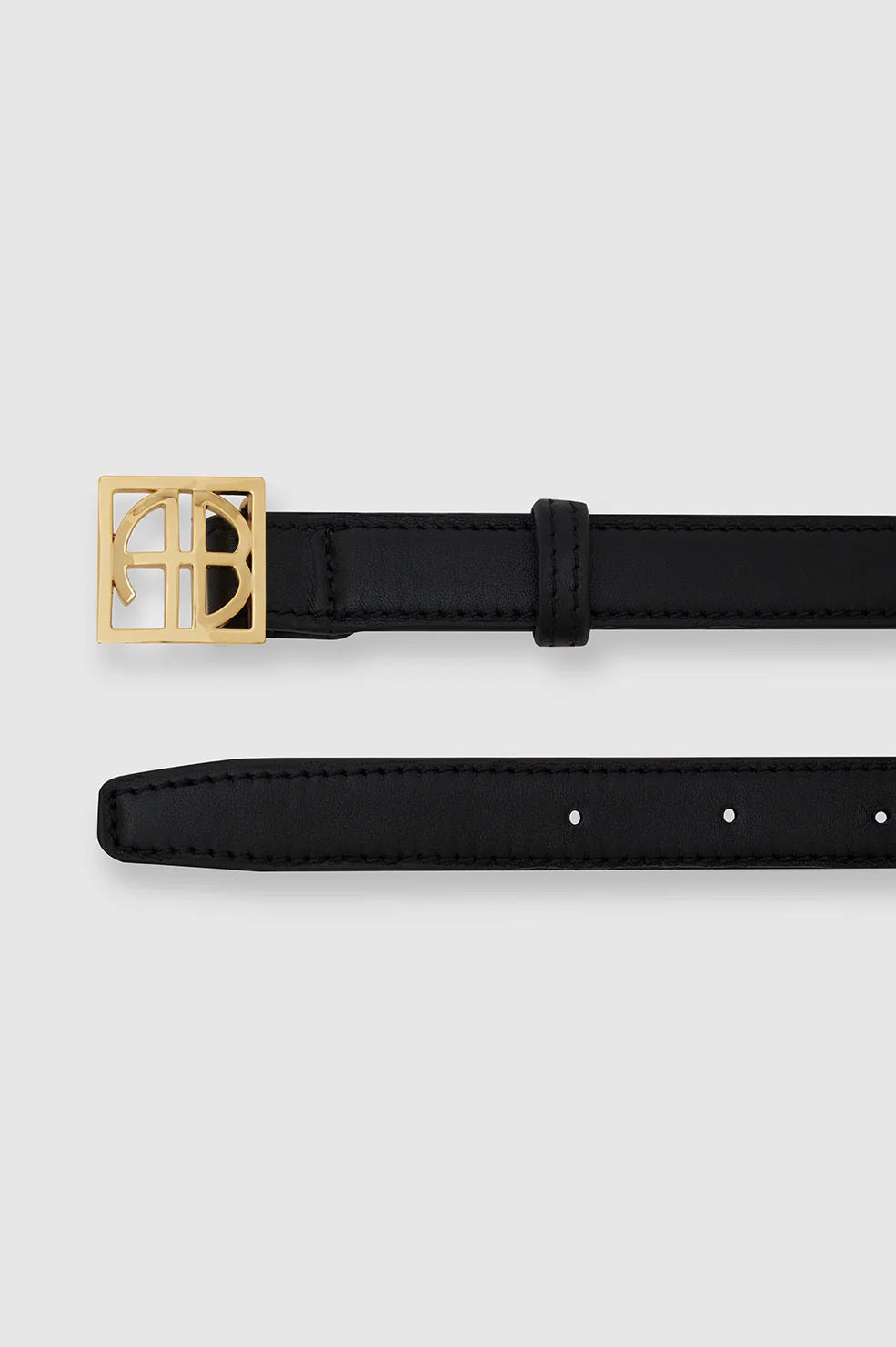 Anine Bing Monogram Belt Black - Den Lille Ida - Anine Bing
