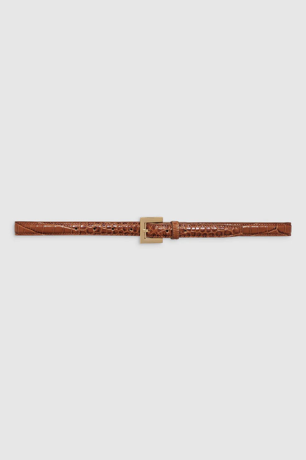 Anine Bing Nicola Belt Embossed Brown - Den Lille Ida - Anine Bing