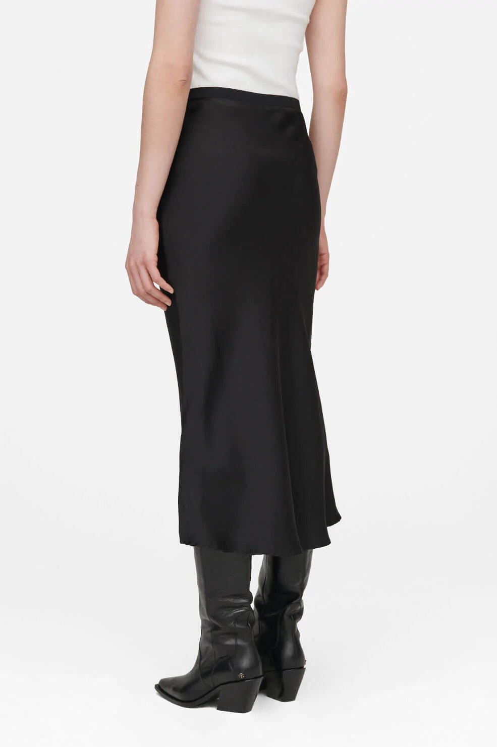 Anine Bing BAR SILK SKIRT - Den Lille Ida - Anine Bing