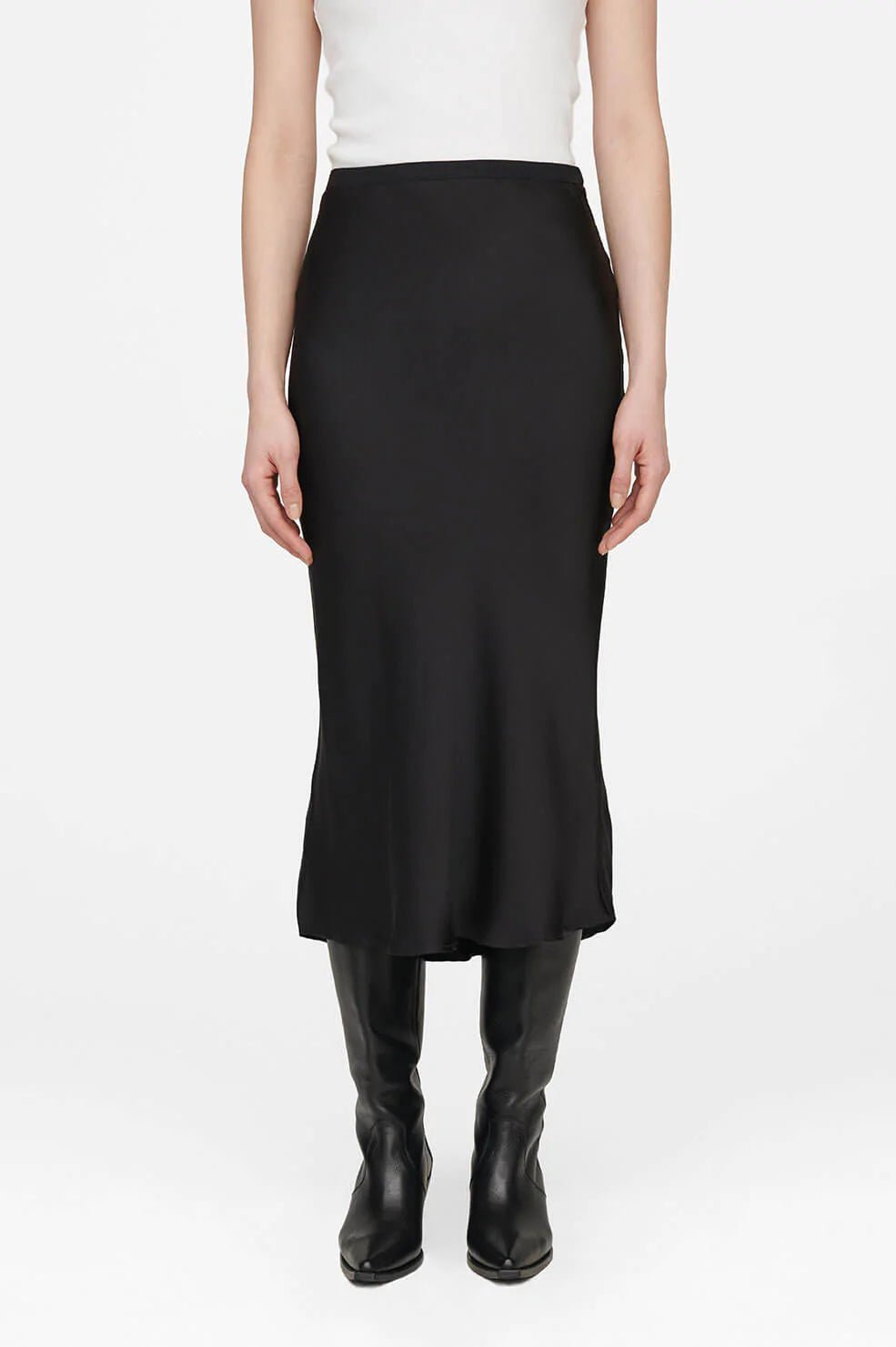 Anine Bing BAR SILK SKIRT - Den Lille Ida - Anine Bing