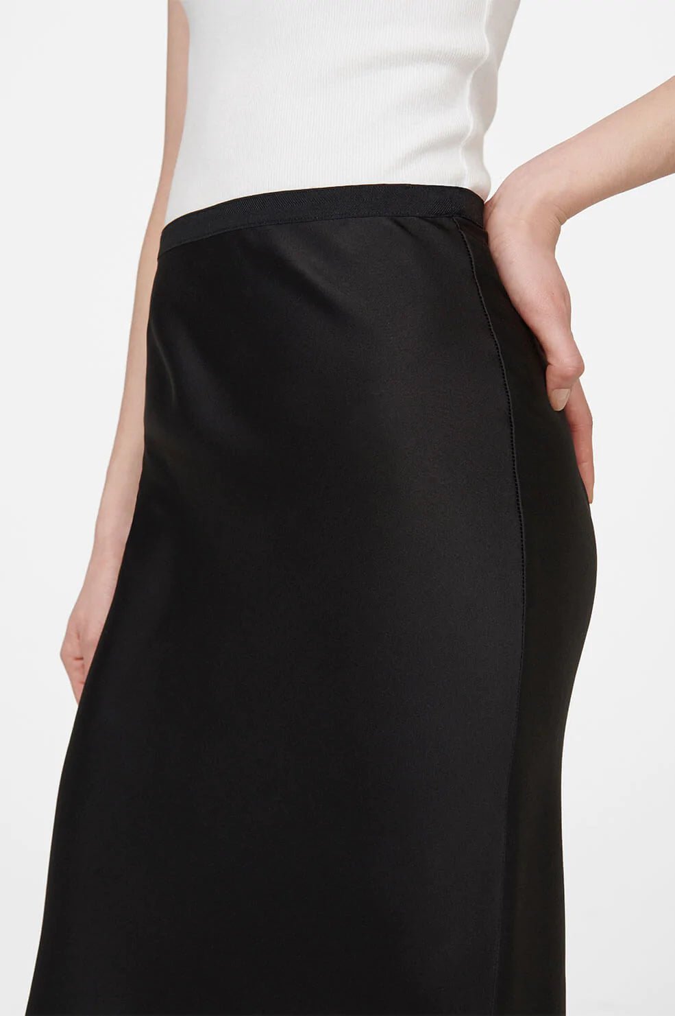 Anine Bing BAR SILK SKIRT - Den Lille Ida - Anine Bing