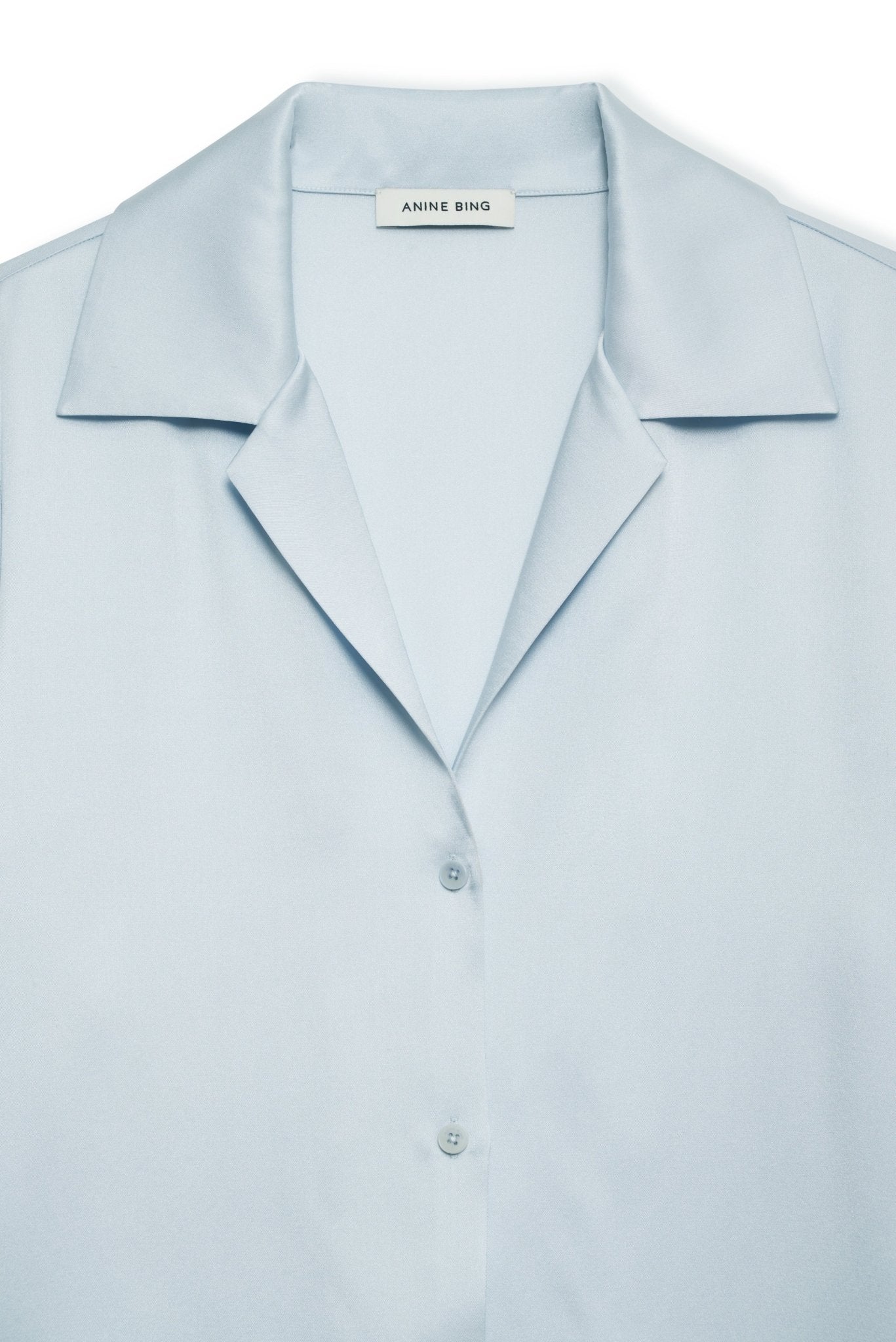 Anine Bing Bethany Shirt Pale Blue - Den Lille Ida - Anine Bing