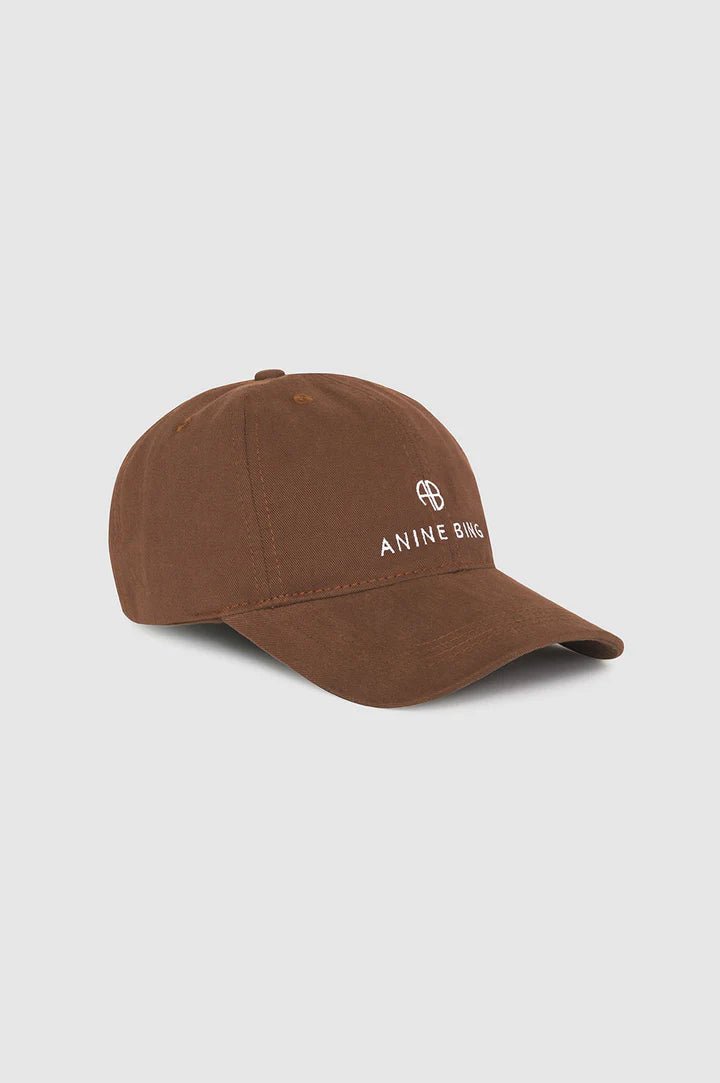 Anine Bing Jeremy Baseball Cap Dark Camel - Den Lille Ida - Anine Bing