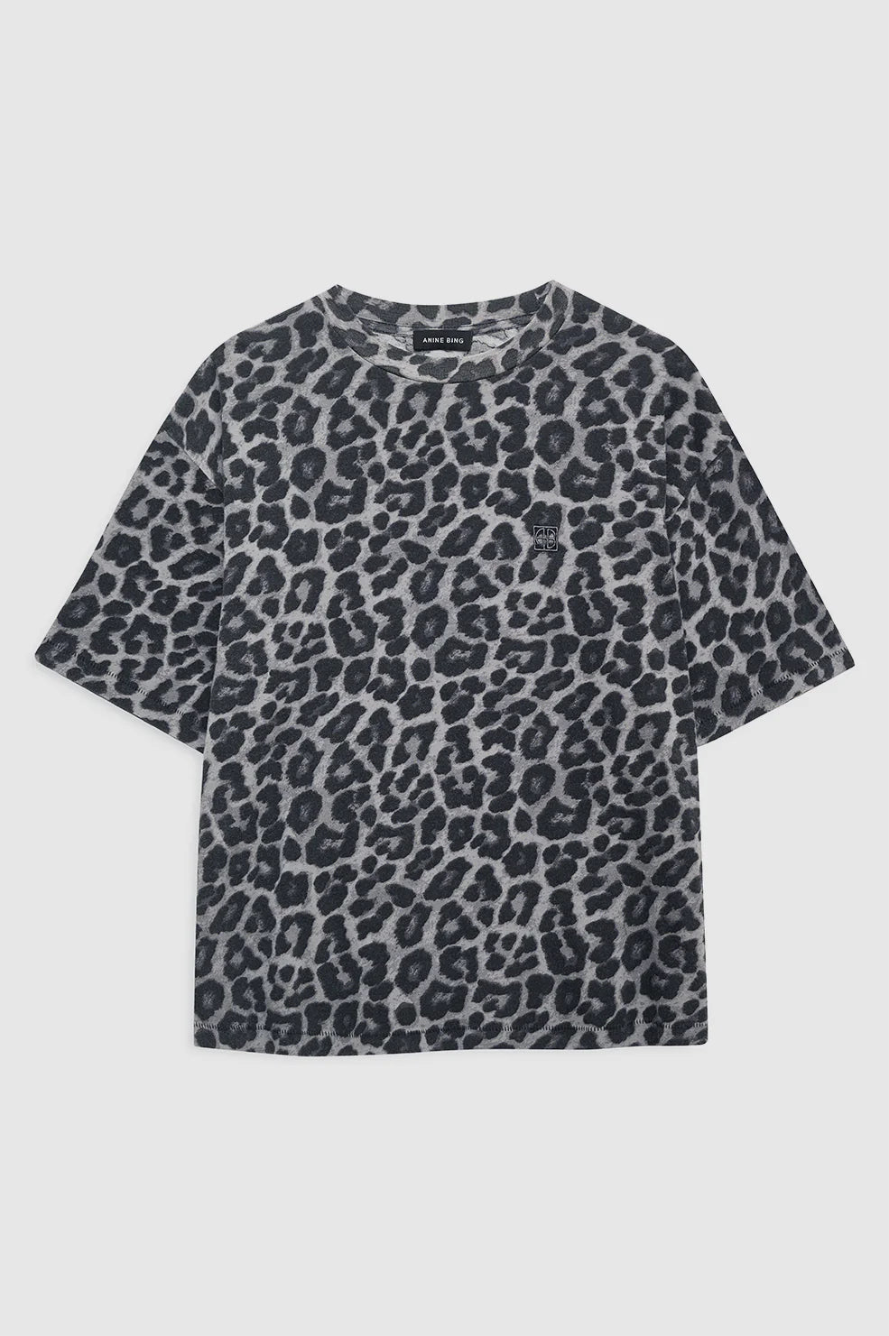 Anine Bing Cohen Tee - Grey Leopard - Den Lille Ida - Anine Bing