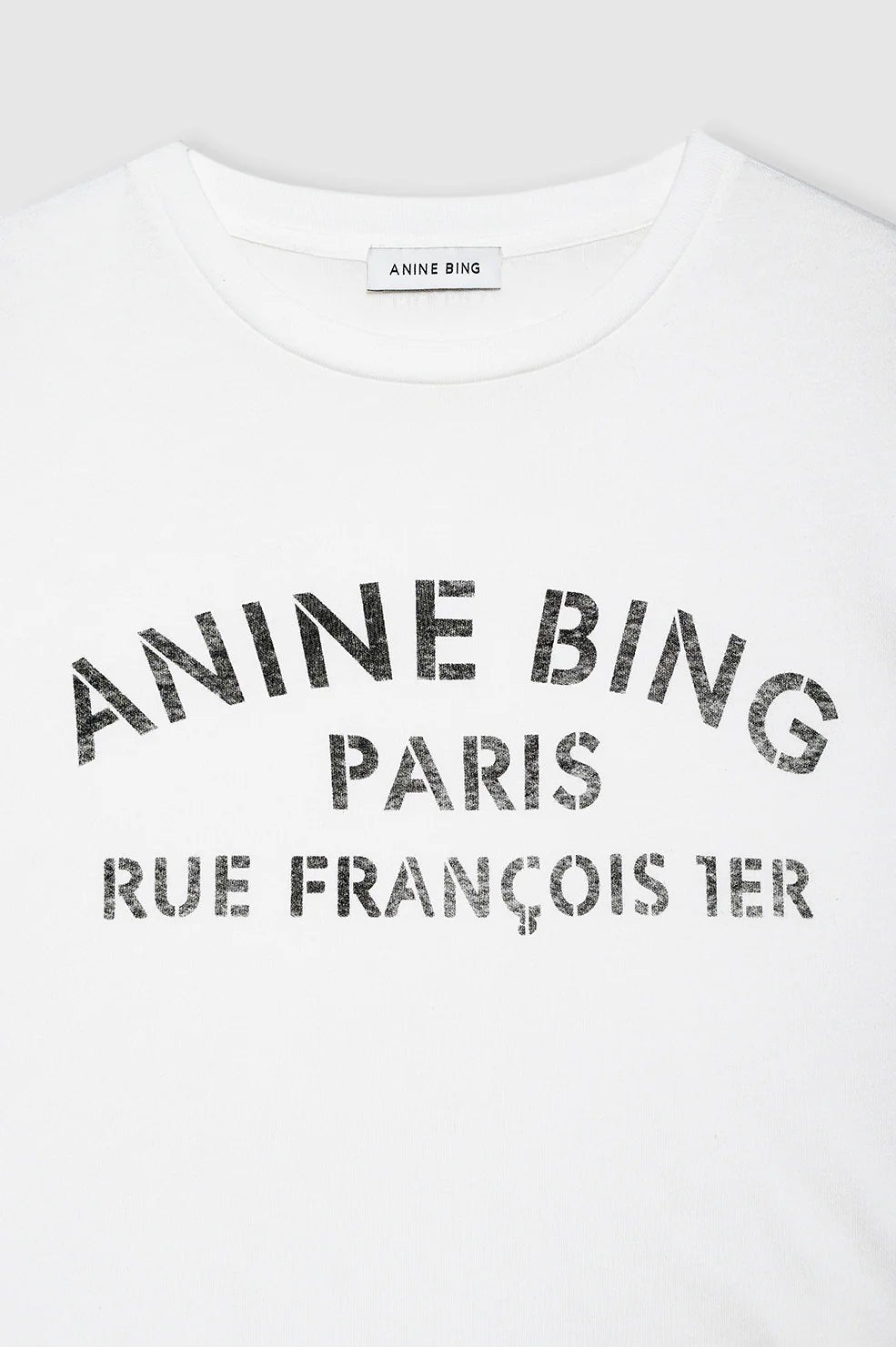 Anine Bing Cohen Tee Paris Stencil - Den Lille Ida - Anine Bing