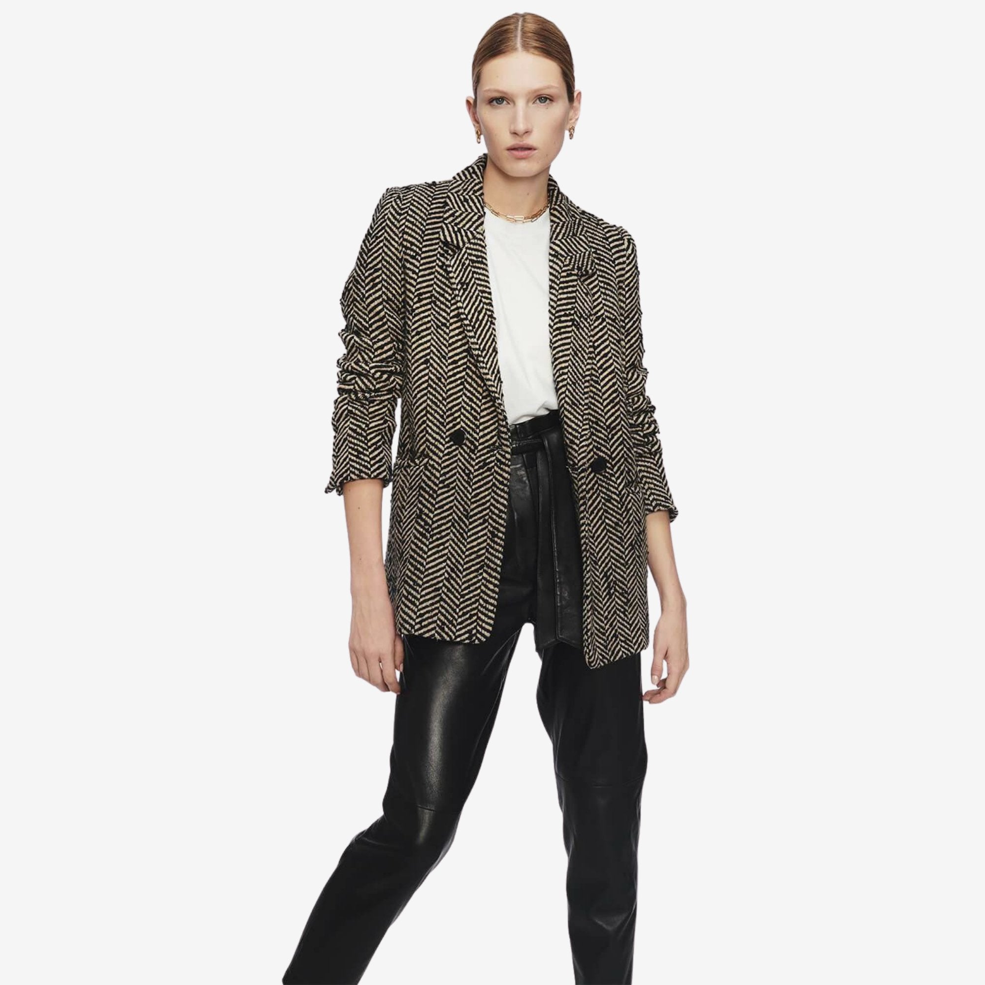 Anine Bing FISHBONE BLAZER - Den Lille Ida - Anine Bing