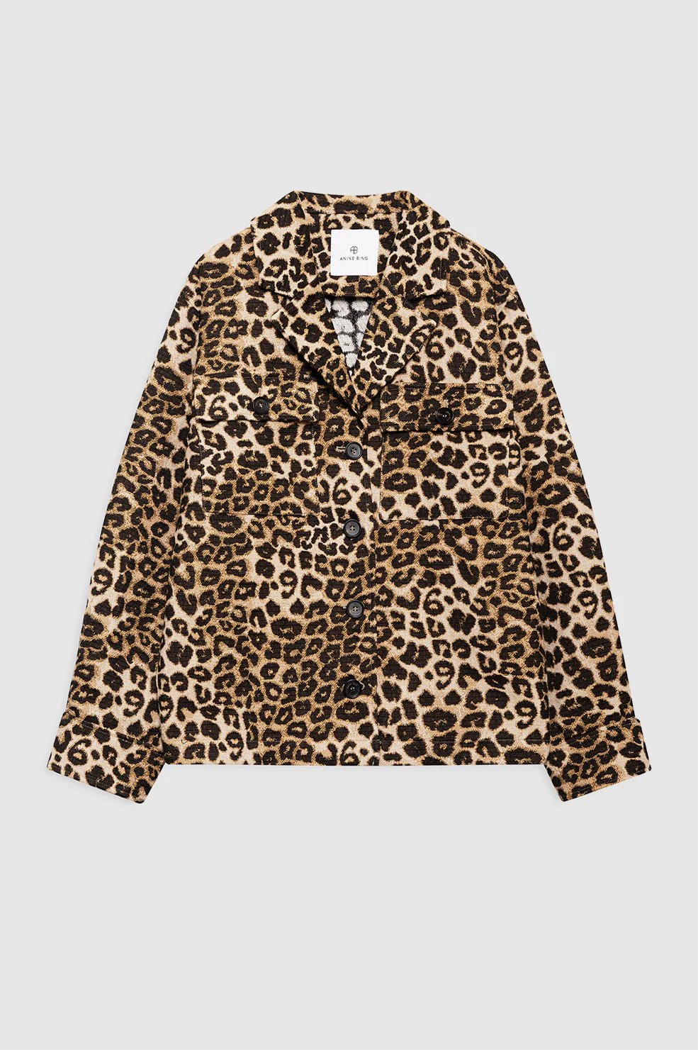Anine Bing Flynn Jacket Leopard - Den Lille Ida - Anine Bing
