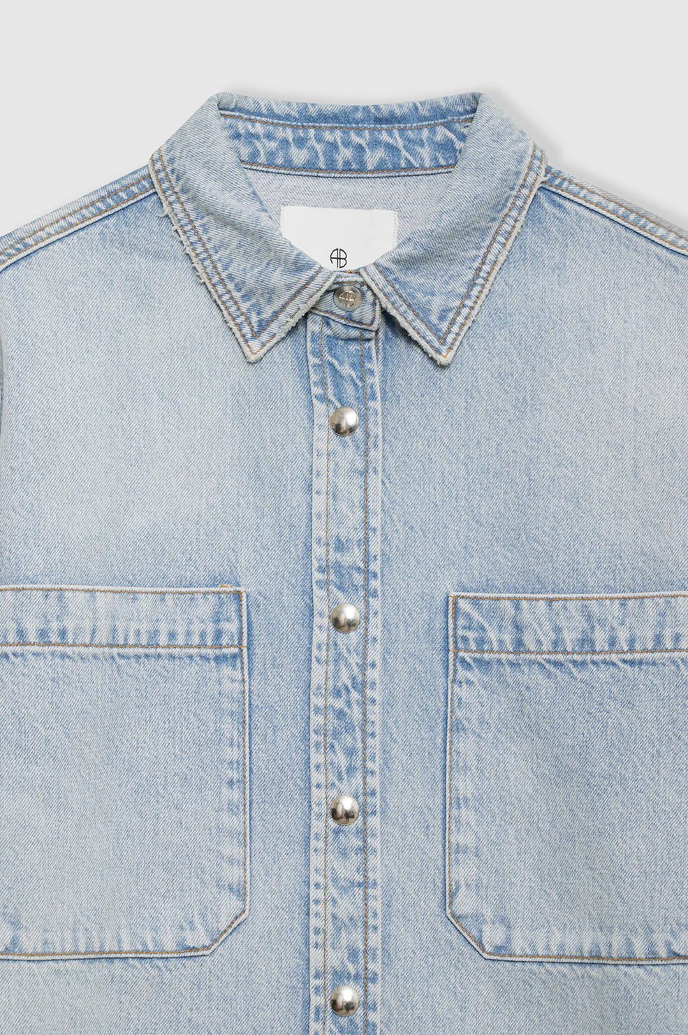 Anine Bing Dante Shirt Bleached Blue - Den Lille Ida - Anine Bing
