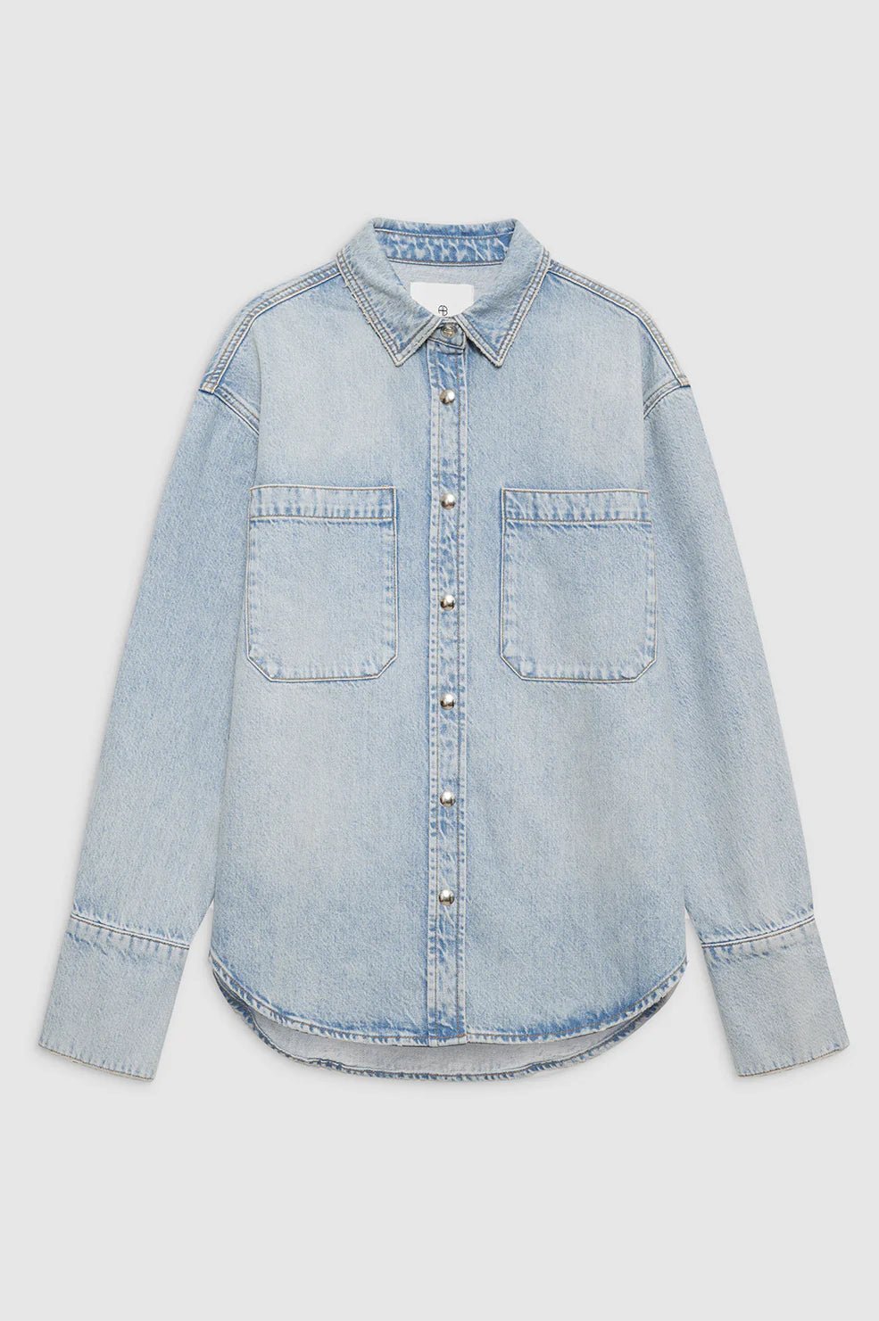 Anine Bing Dante Shirt Bleached Blue - Den Lille Ida - Anine Bing