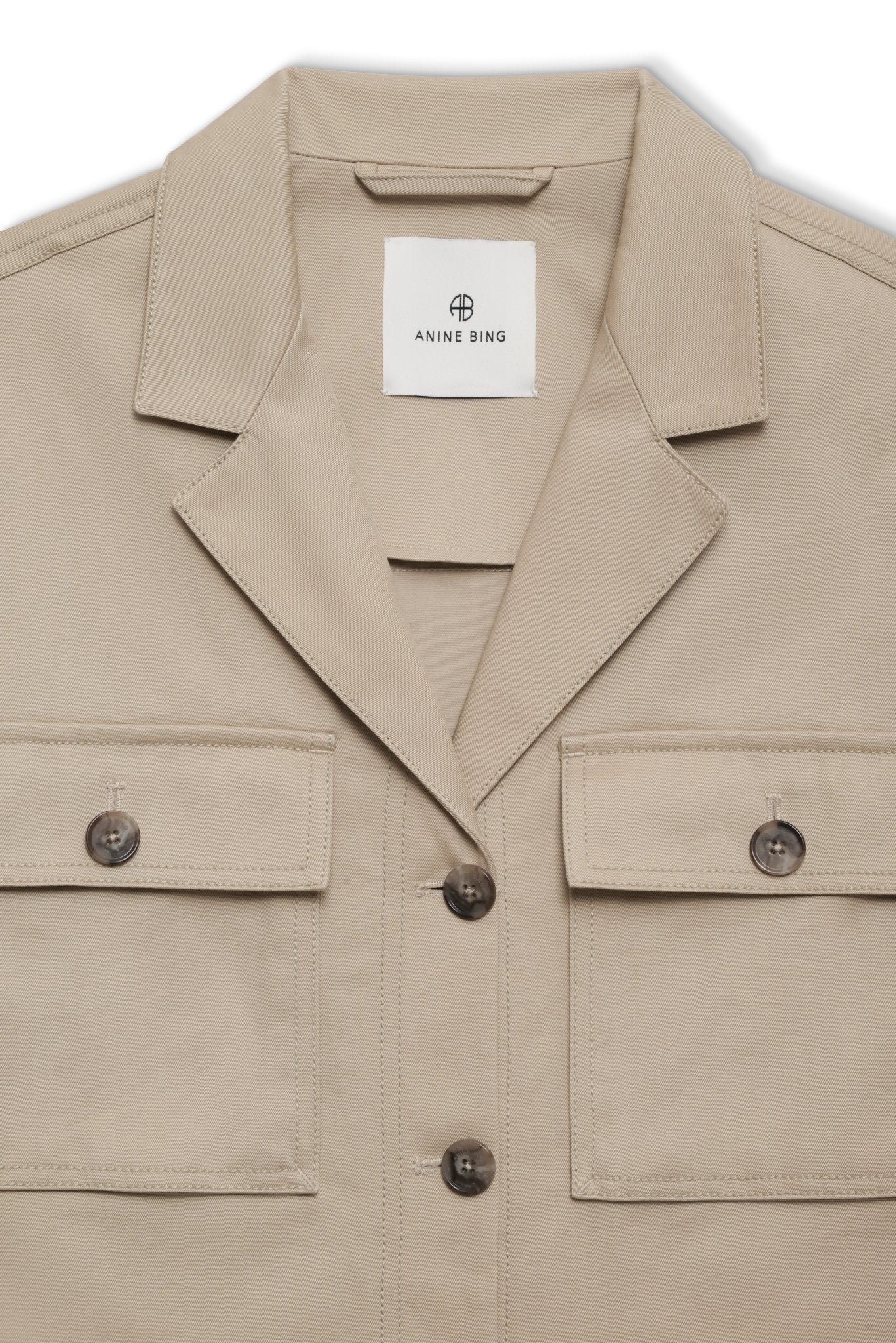 Anine Bing Sawyer Jacket Oatmeal - Den Lille Ida - Anine Bing