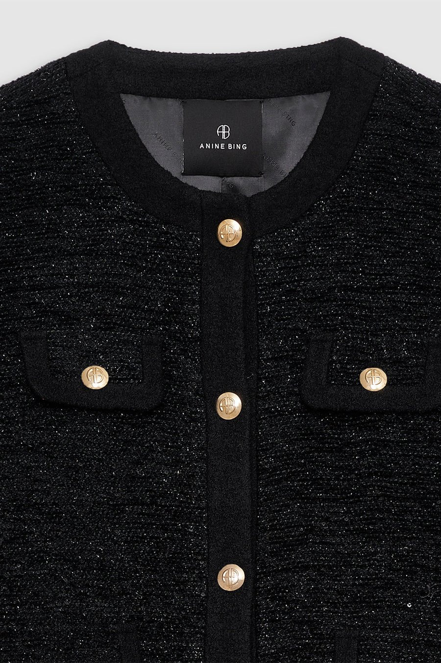 Anine Bing Lydia Jacket Black Shine - Den Lille Ida - Anine Bing