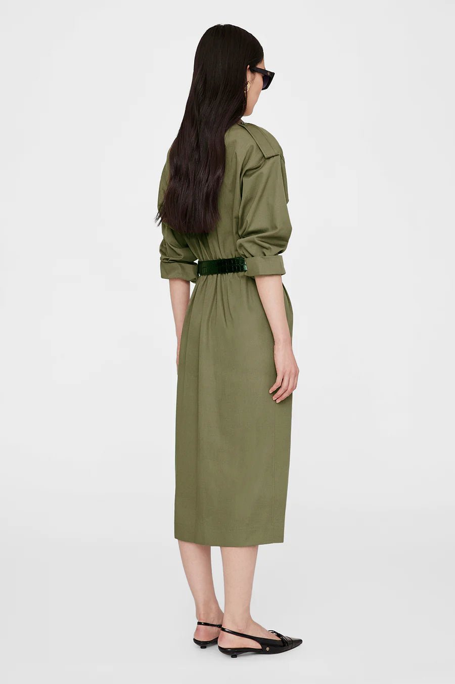 Anine Bing Zelda Dress Olive - Den Lille Ida - Anine Bing