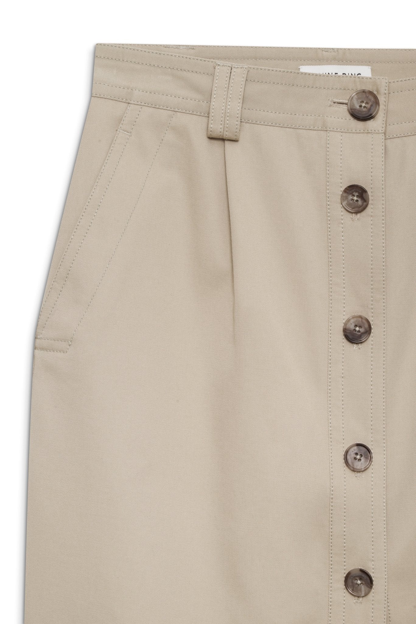 Anine Bing Zaire Skirt Oatmeal - Den Lille Ida - Anine Bing