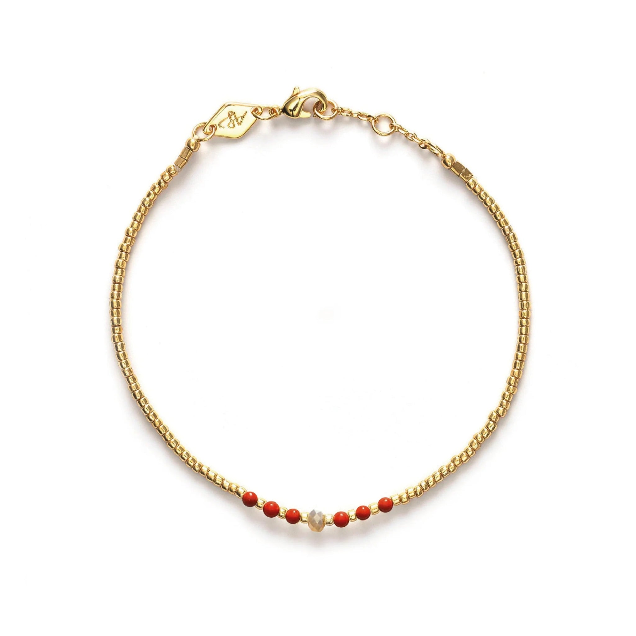 ANNI LU BEAD & GEM BRACELET CORAIL - Den Lille Ida - ANNI LU