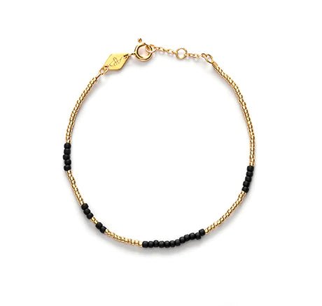 ANNI LU ASYM BRACELET - BLACK - Den Lille Ida - ANNI LU