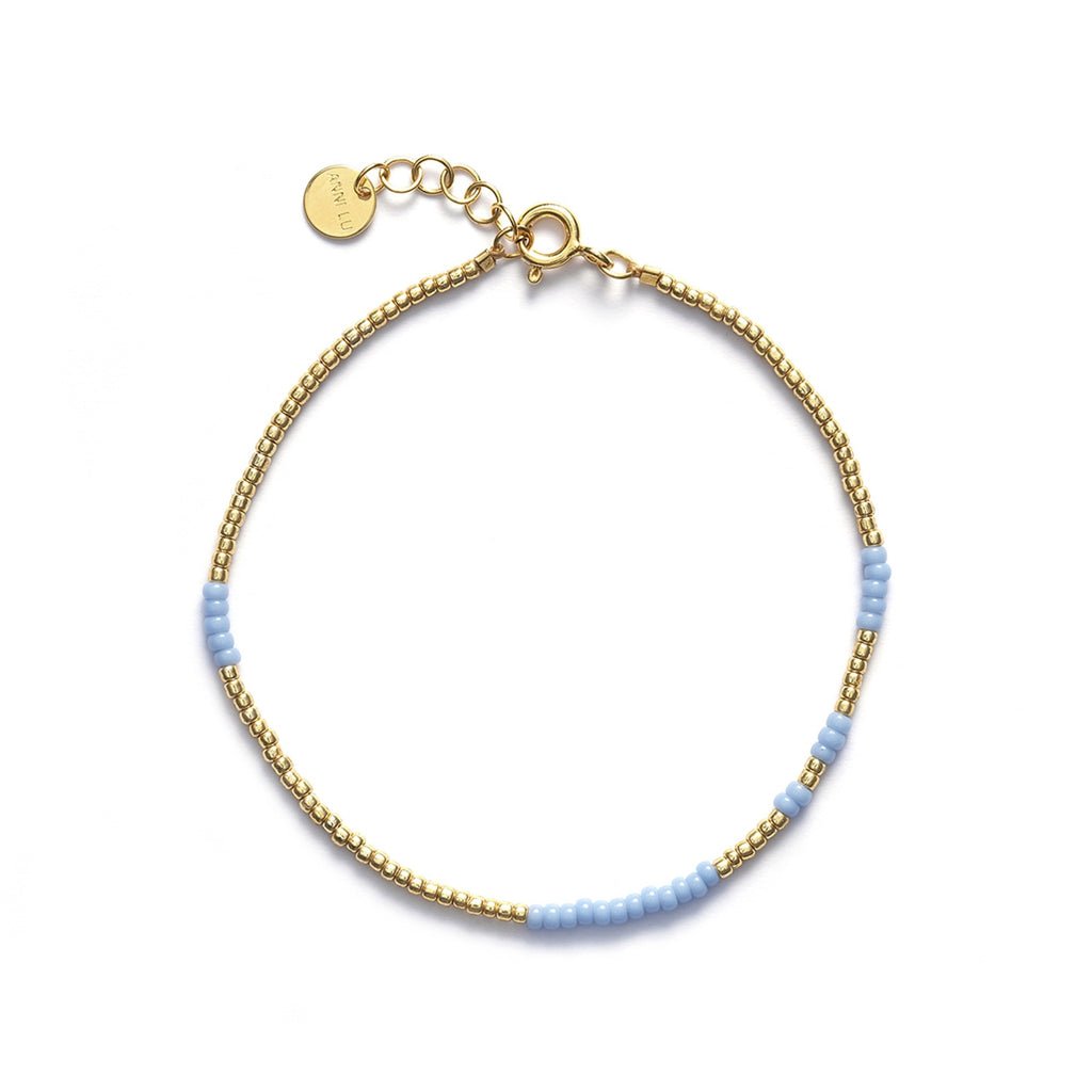 ANNI LU ASYM BRACELET - LIGHT BLUE - Den Lille Ida - ANNI LU