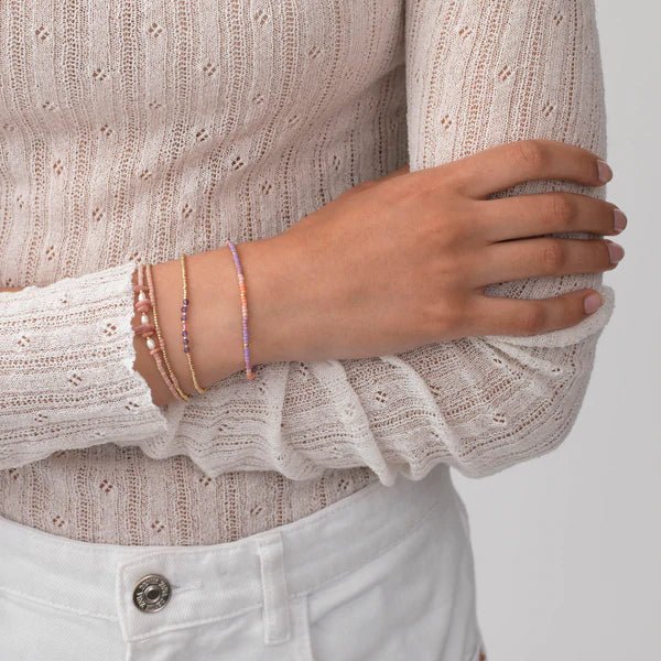 ANNI LU ASYM BRACELET - SOFT ROSE - Den Lille Ida - ANNI LU