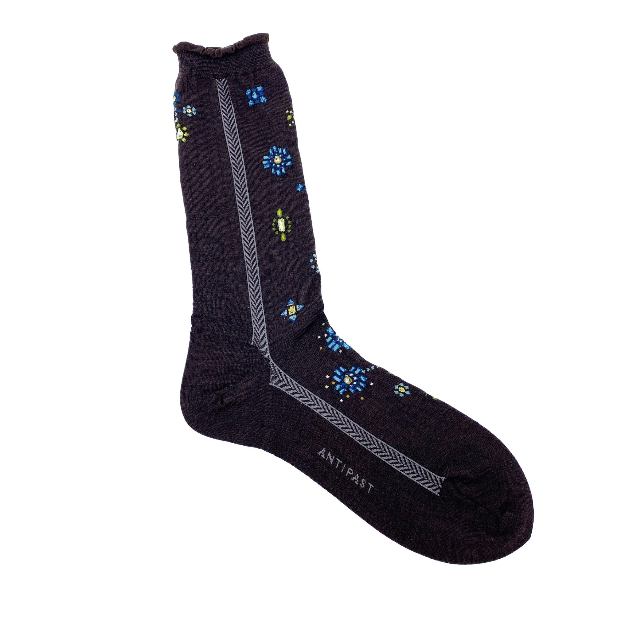 Antipast Socks Like A Jewel Dark Brown - Den Lille Ida - Antipast