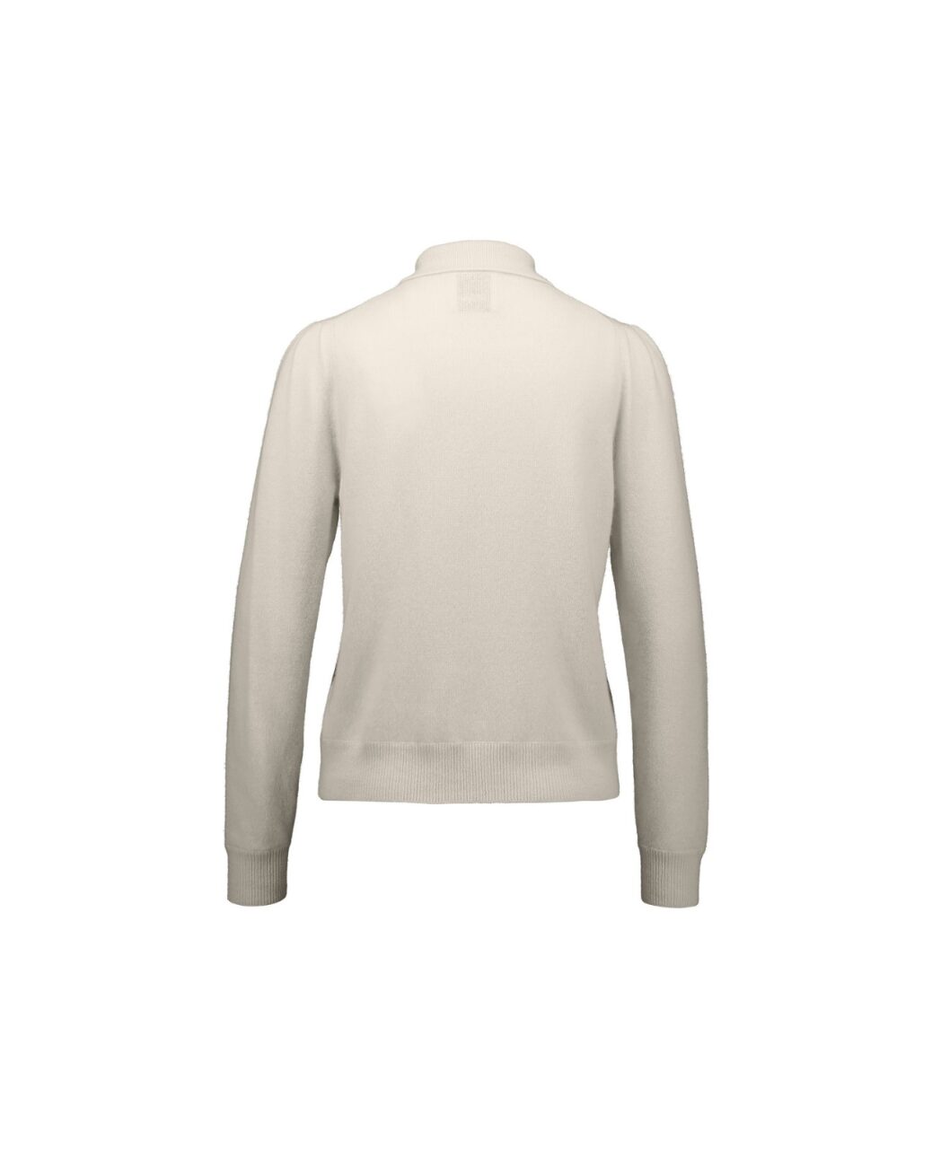 Allude Cashmere Polo Neck Sweater Cream