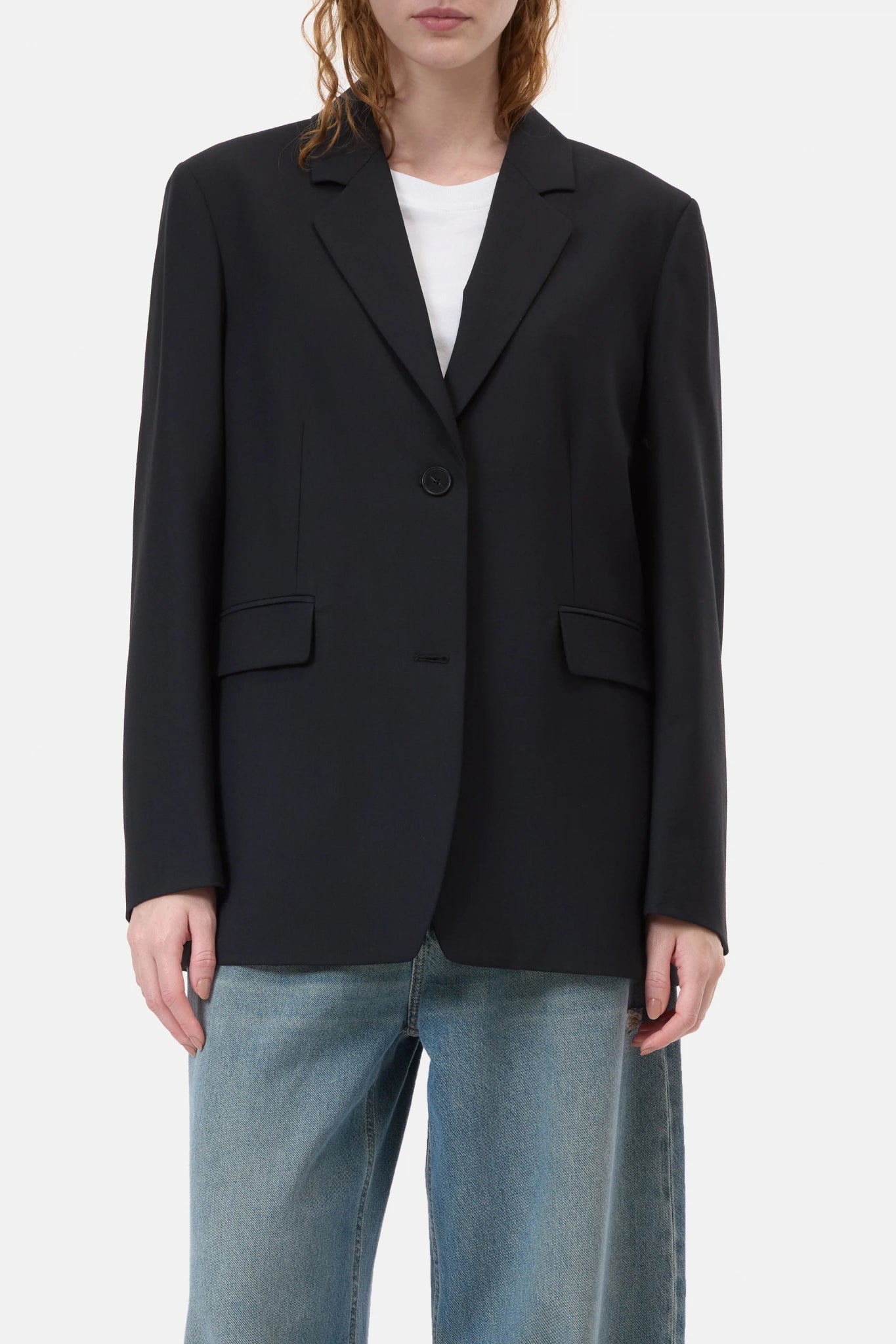 CLOSED BLAZER LOLA LIGHT WOOL BLACK - Den Lille Ida - Closed