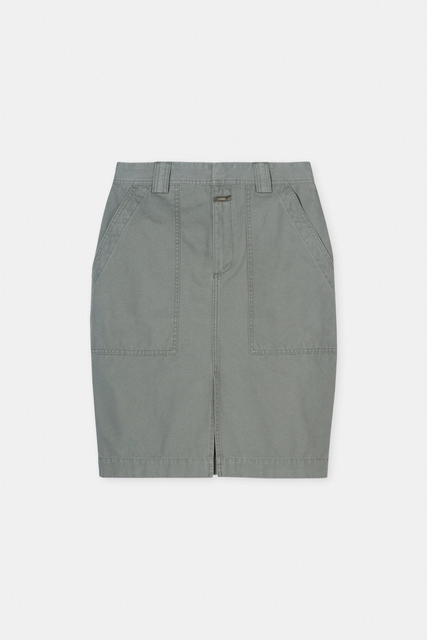 CLOSED UTILIYU SKIRT FADED GREEN - Den Lille Ida - Closed