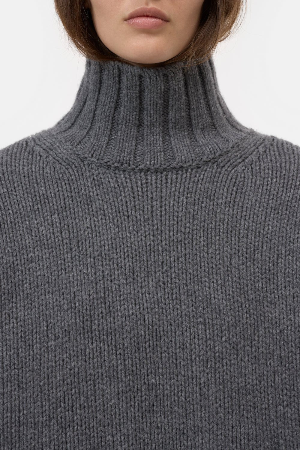 Closed Rolli Longsleeve Dark Grey Melange - Den Lille Ida - Closed