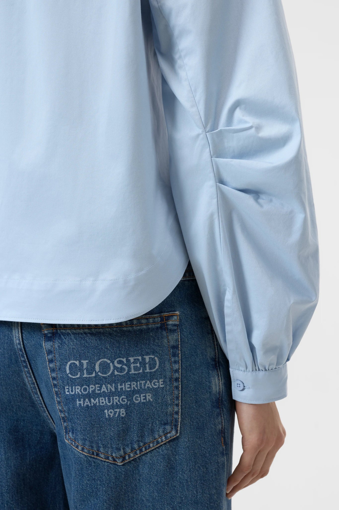 CLOSED SHIRT POWDERBLUE - Den Lille Ida - Closed