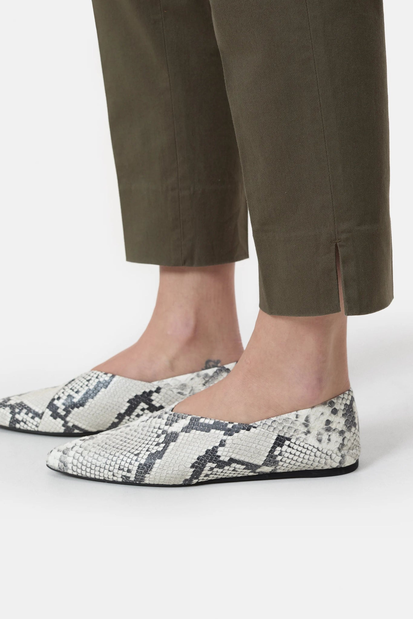 CLOSED SLIM PANTS SONNETT FOREST GREEN - Den Lille Ida - Closed