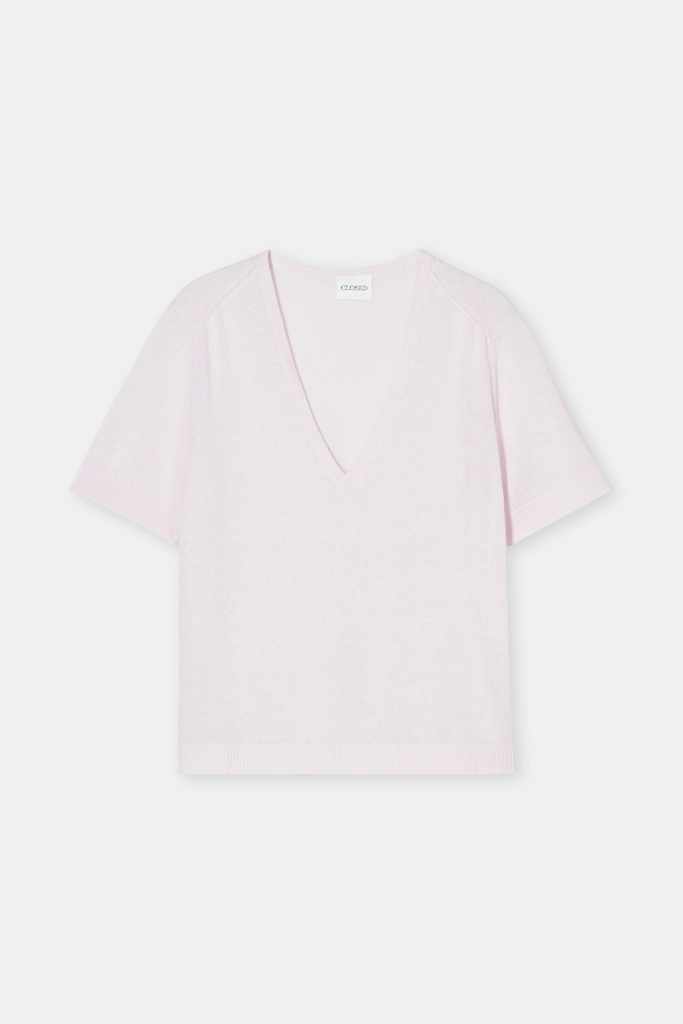 Closed Knitted Top in Linen Mix Milkshake Pink - Den Lille Ida - Closed