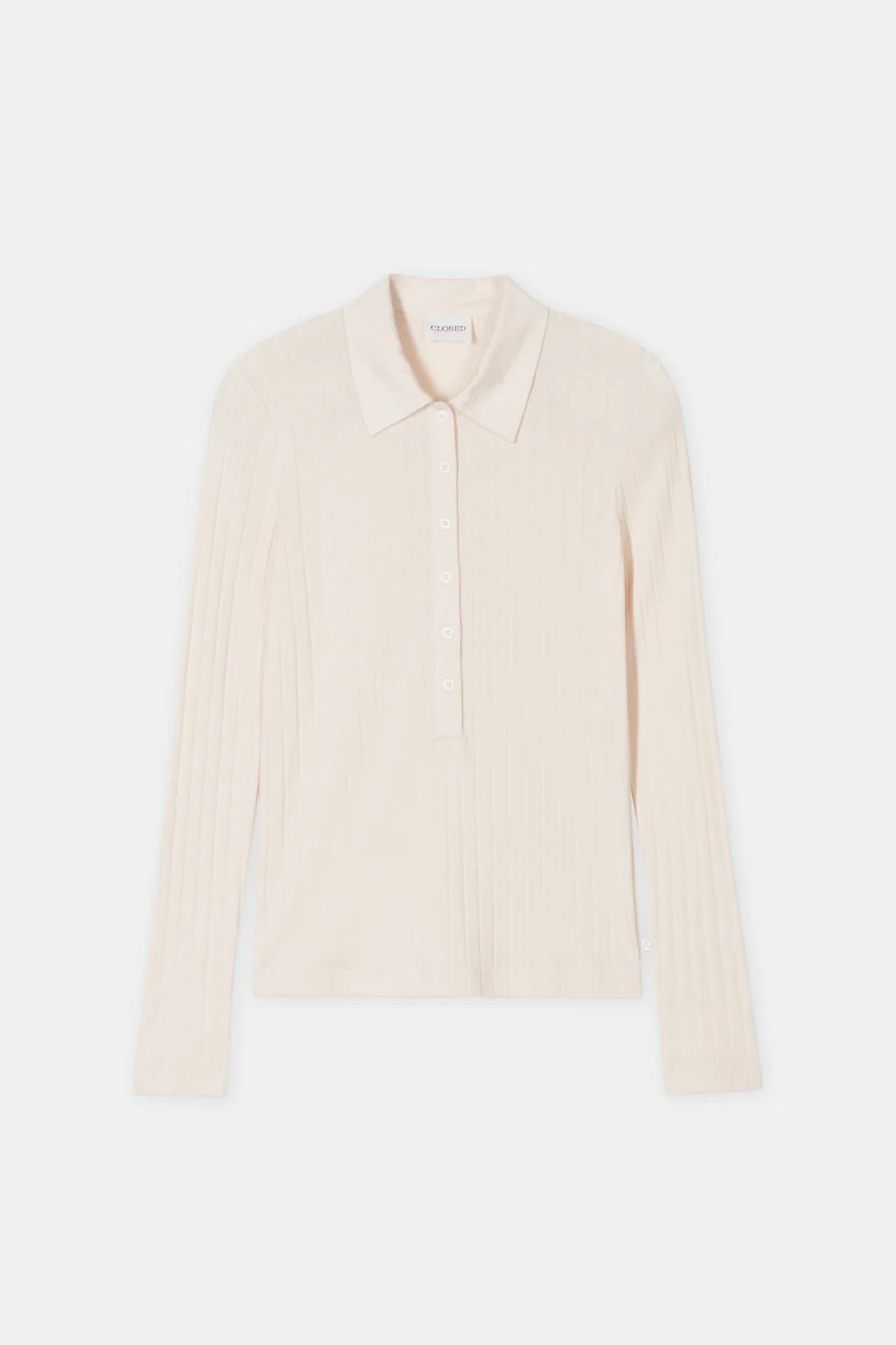 CLOSED COTTON BLEND POLO SHIRT DUSTY ROSE - Den Lille Ida - Closed