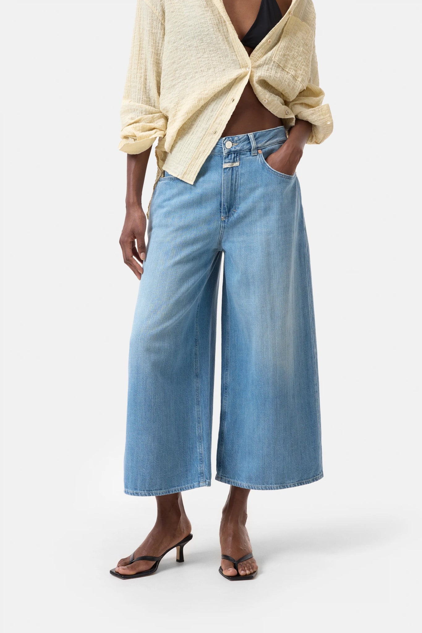 CLOSED WIDE JEANS LYNA LIGHT BLUE - Den Lille Ida - Closed