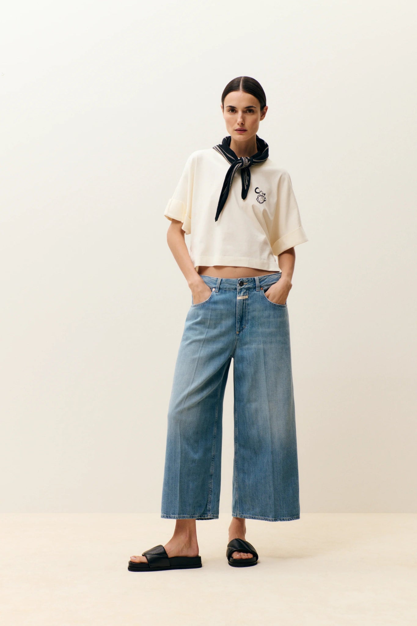 CLOSED WIDE JEANS LYNA LIGHT BLUE - Den Lille Ida - Closed
